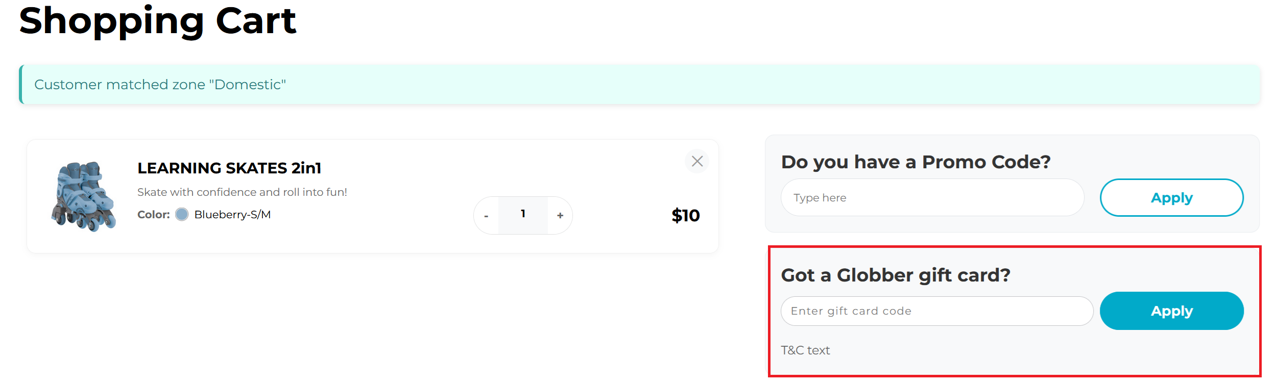 Cart Page