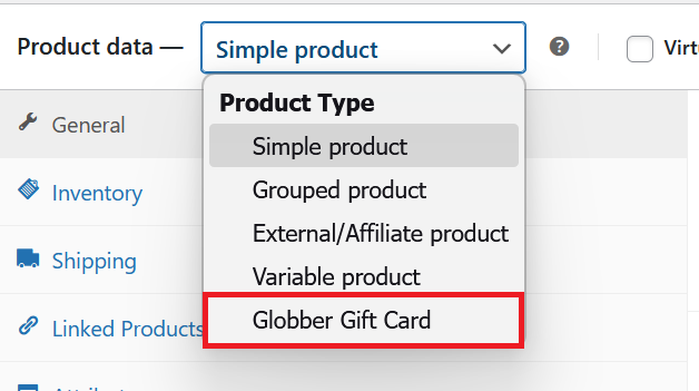 Choose Product Type Globber Gift Card