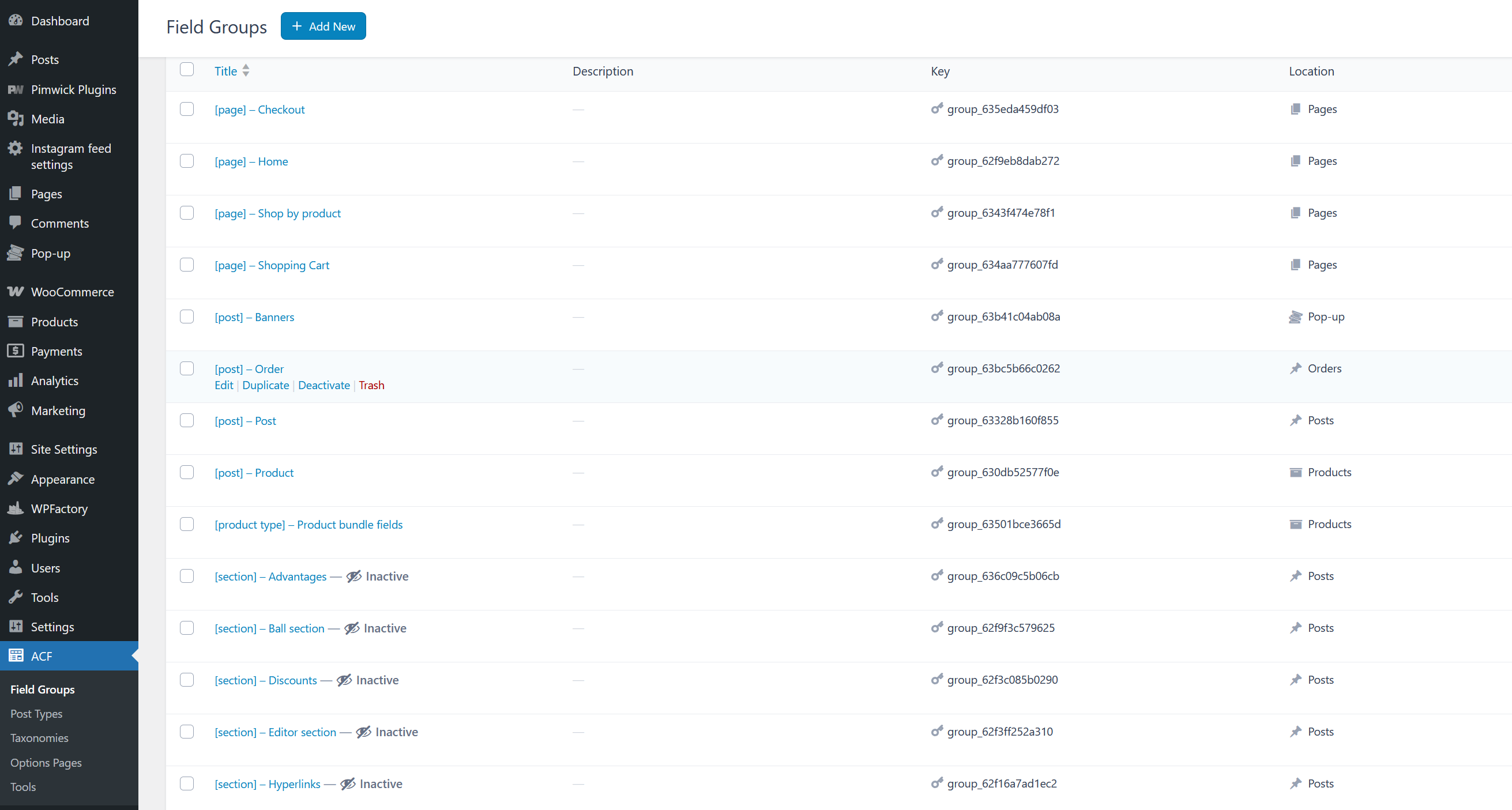 ACF Overview