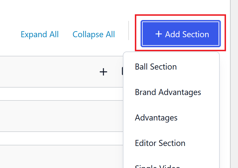 Add Section