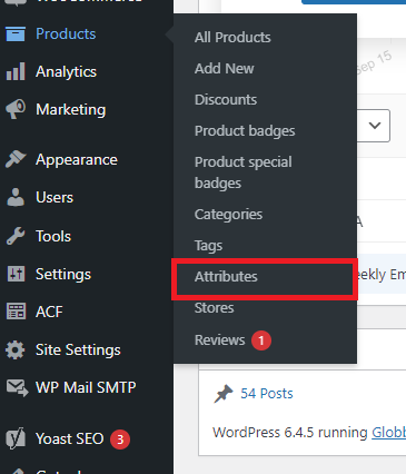 attributesmenu