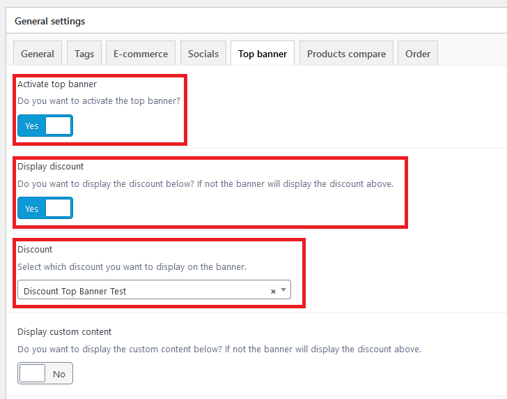BannerDisplaySettings