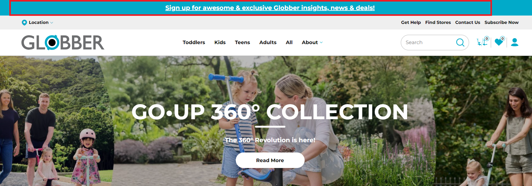 Top Banner Example Link