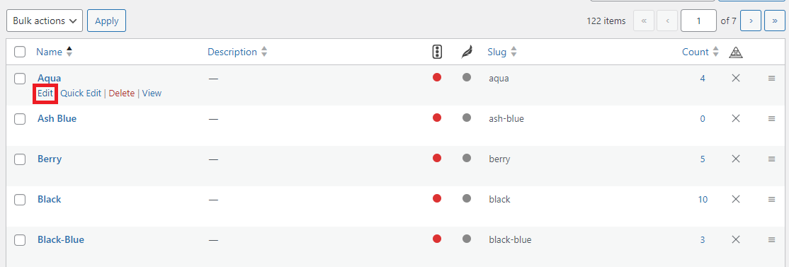 colourlist
