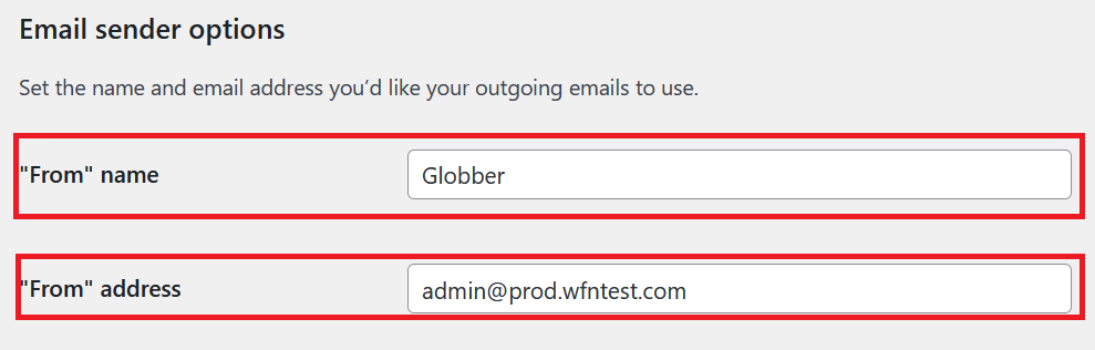 Email Sender Names