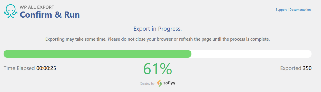 ExportProgressBar