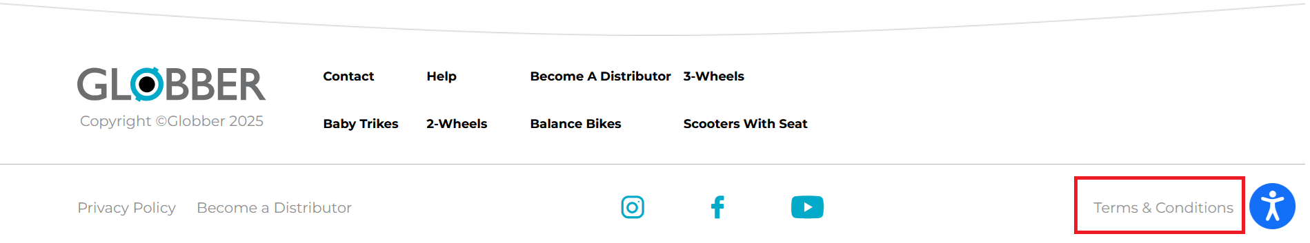 Footer Bottom Second Menu