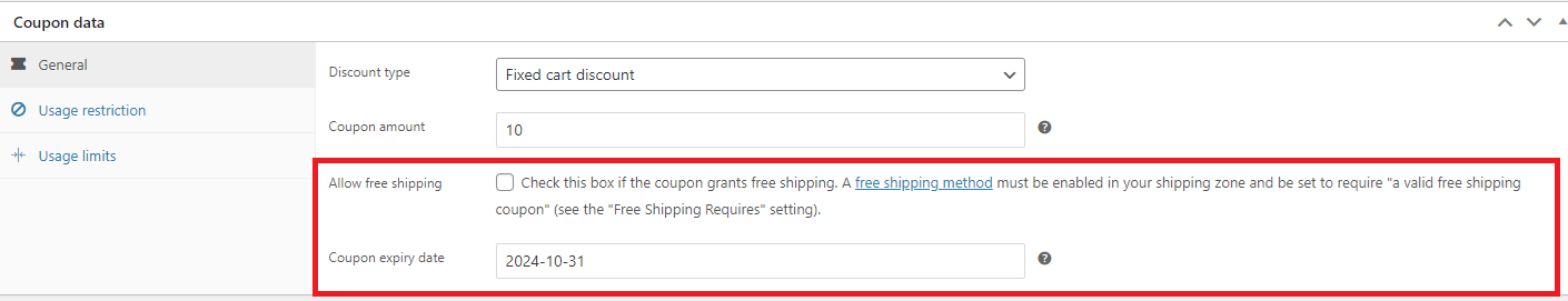 FreeShipping&amp;ExpiryDate