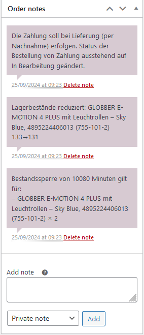WooCommerceOrderNotes