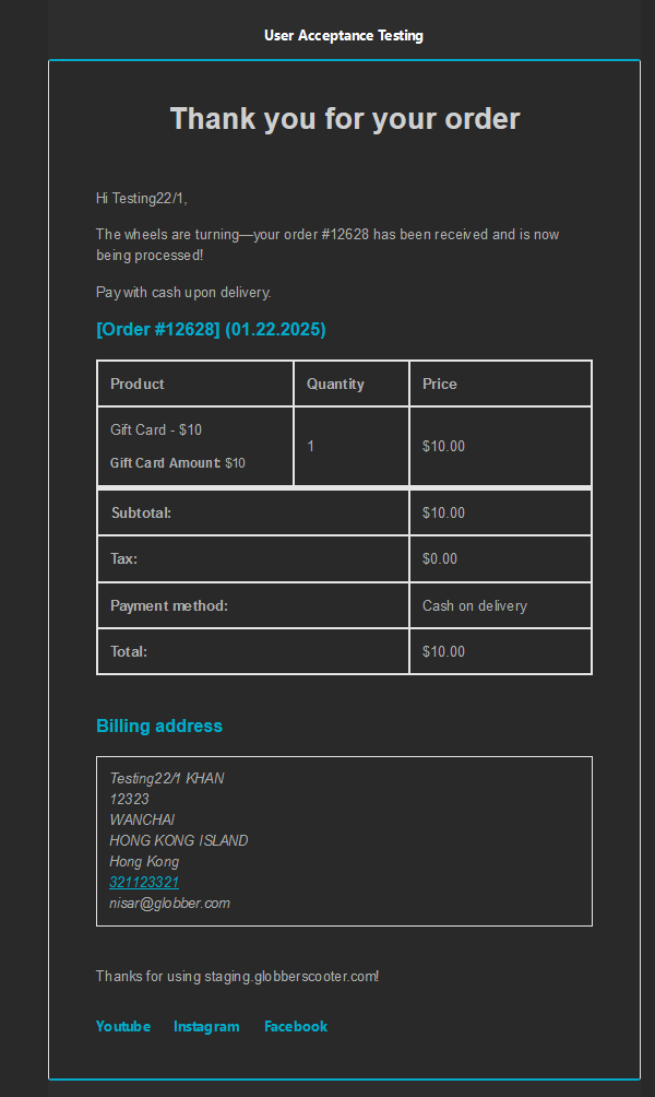 OrderReceipt