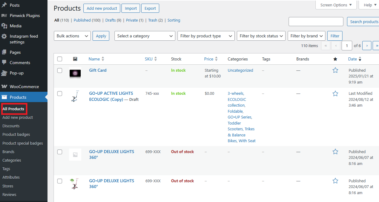 Products Overview