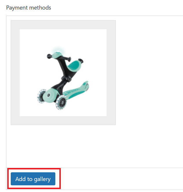 Payment Methods Gallery