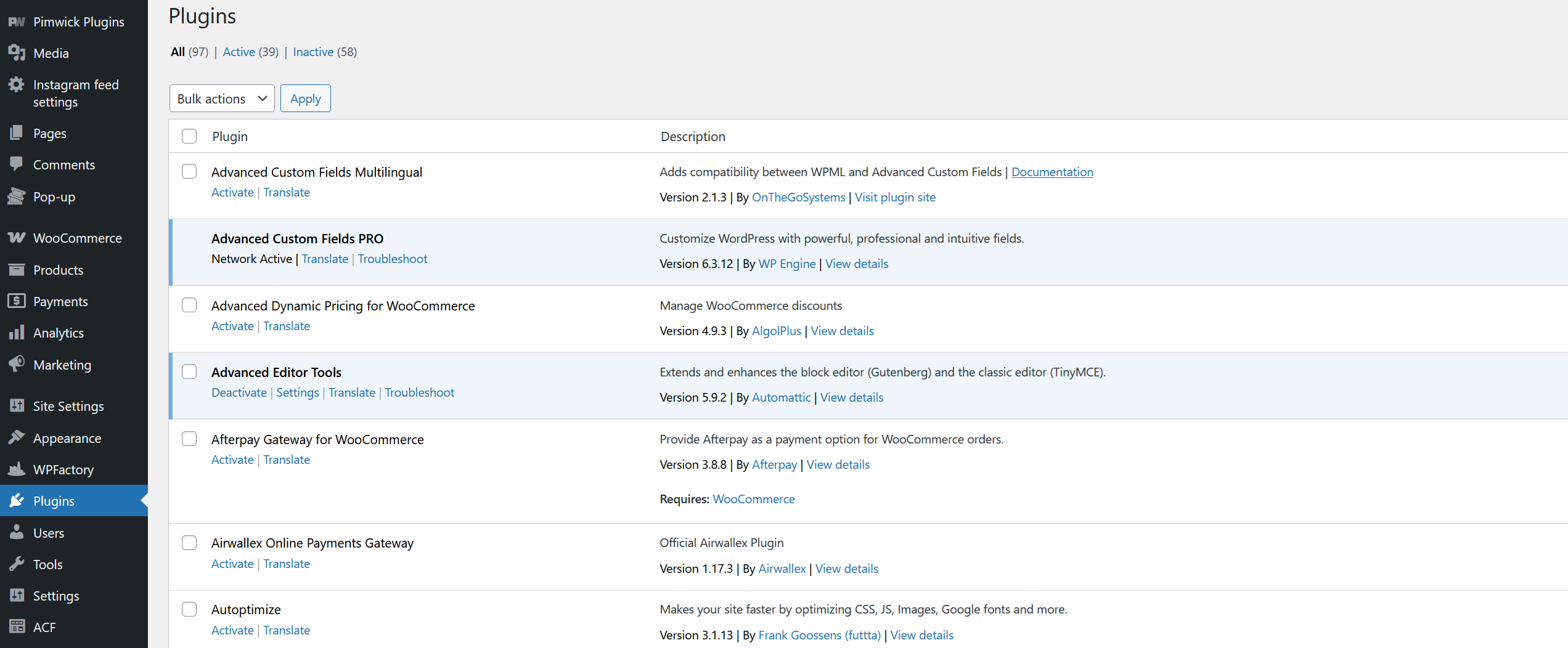 Plugins Overview
