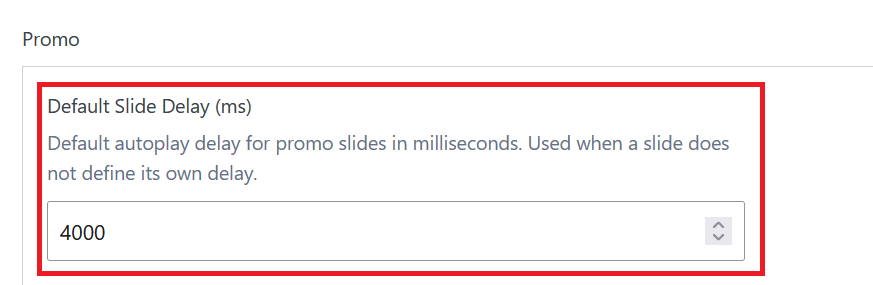 Slide Delay Timing