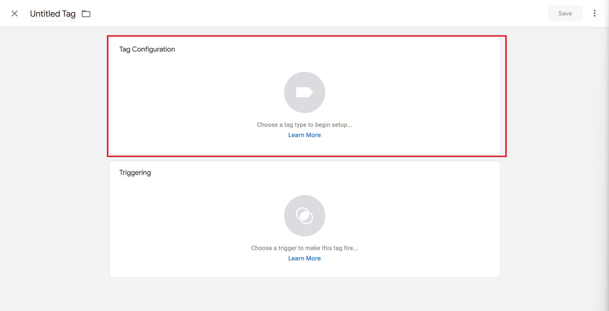 Click Tag Configuration