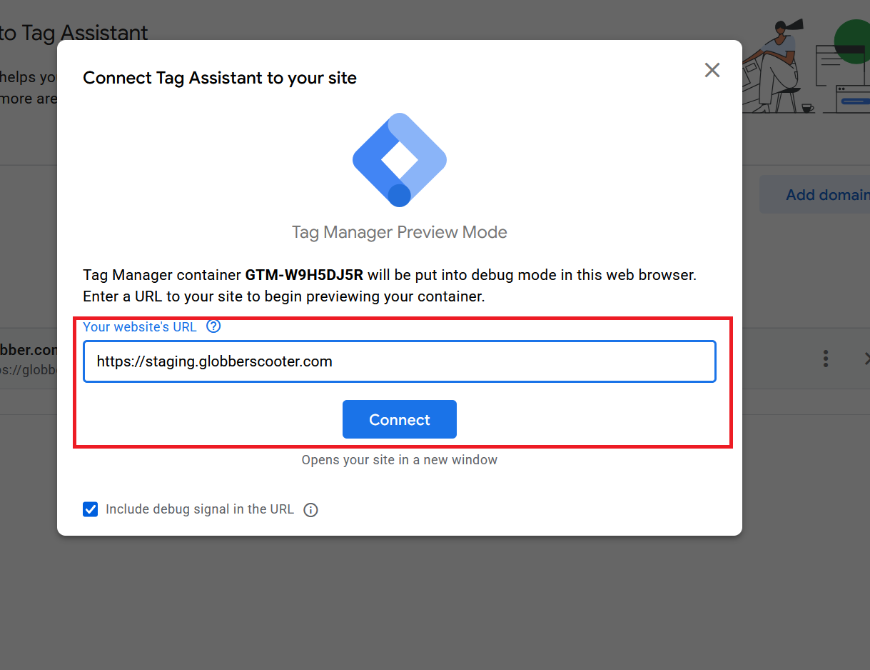 Enter Website URL