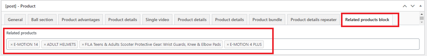 Related Products Example 1